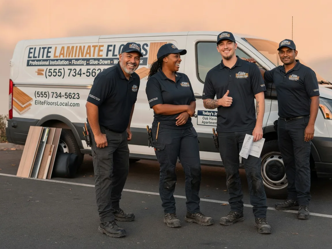 Laminate flooring installation company in Hustler, WI